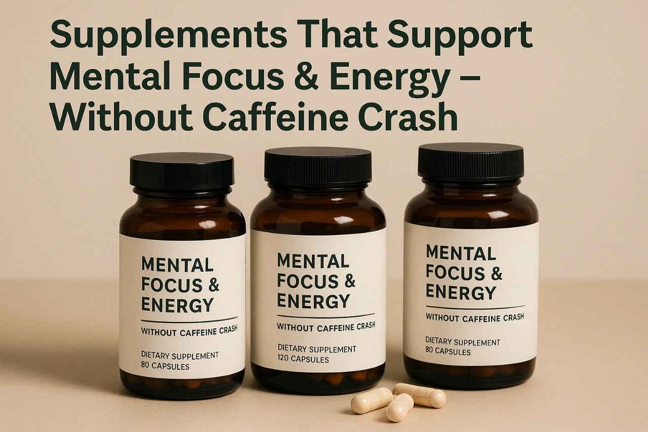 Supplements That Support Mental Focus & Energy – Without Caffeine Crash