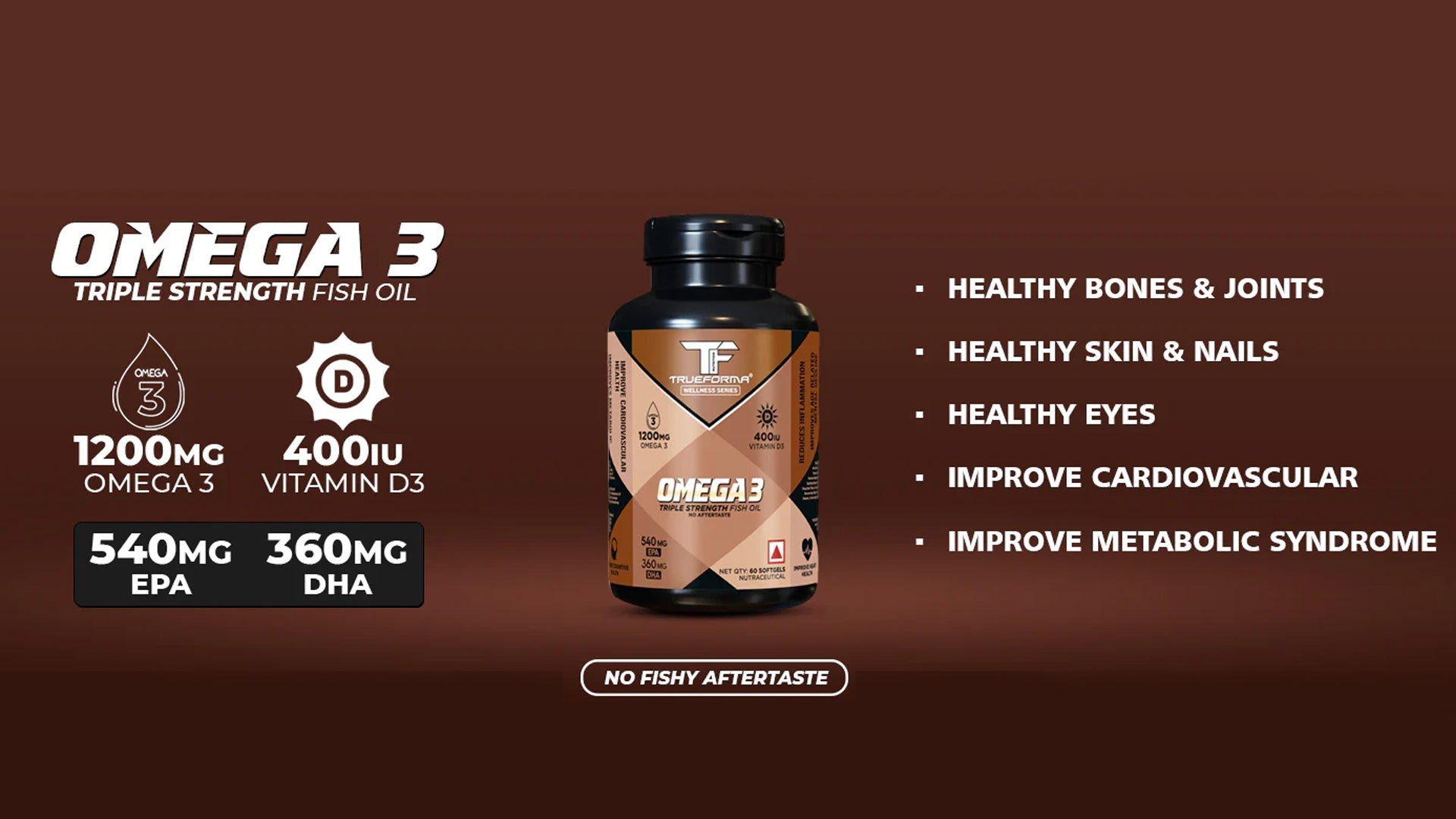 Top 5 Benefits of Omega-3 Fish Oil for Fitness Enthusiasts in India (With Trueforma Omega 3)