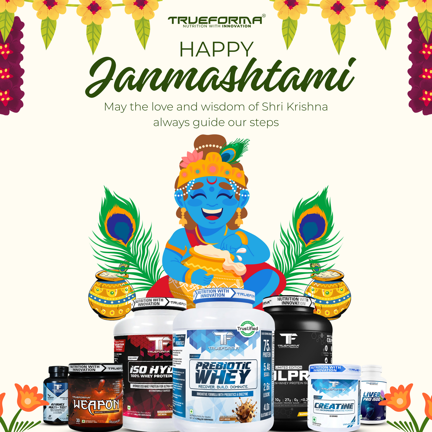 The Divine Connection: How Lord Krishna’s Love for Butter Reveals the Timeless Power of Whey Protein