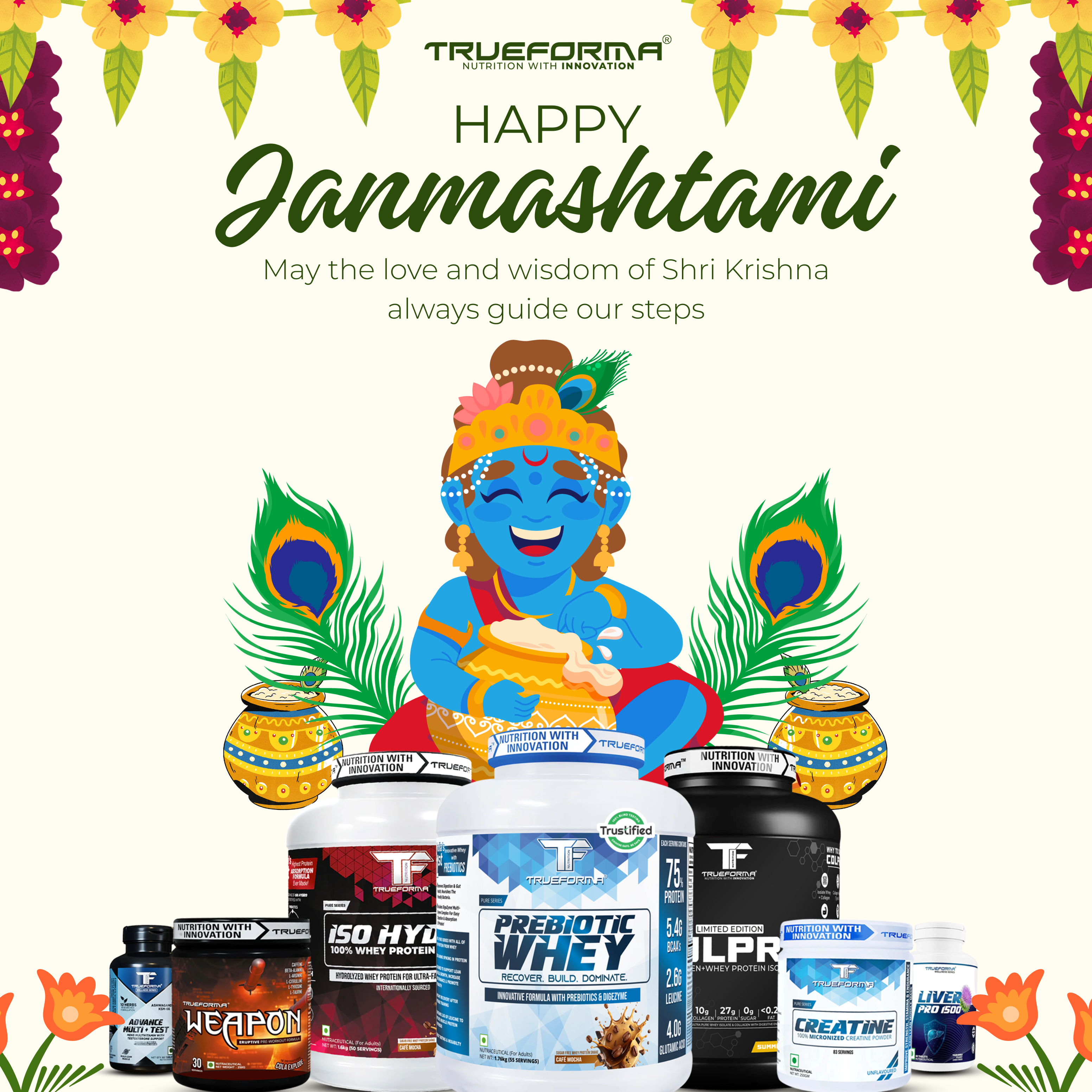 The Divine Connection: How Lord Krishna’s Love for Butter Reveals the Timeless Power of Whey Protein
