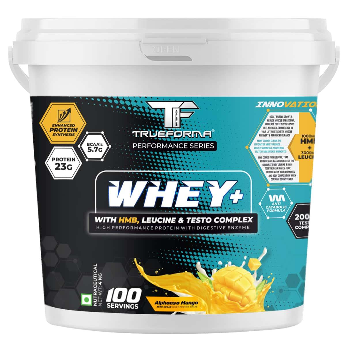 Trueforma® Whey+ Protein with HMB, Leucine, Ginseng & Tribulus