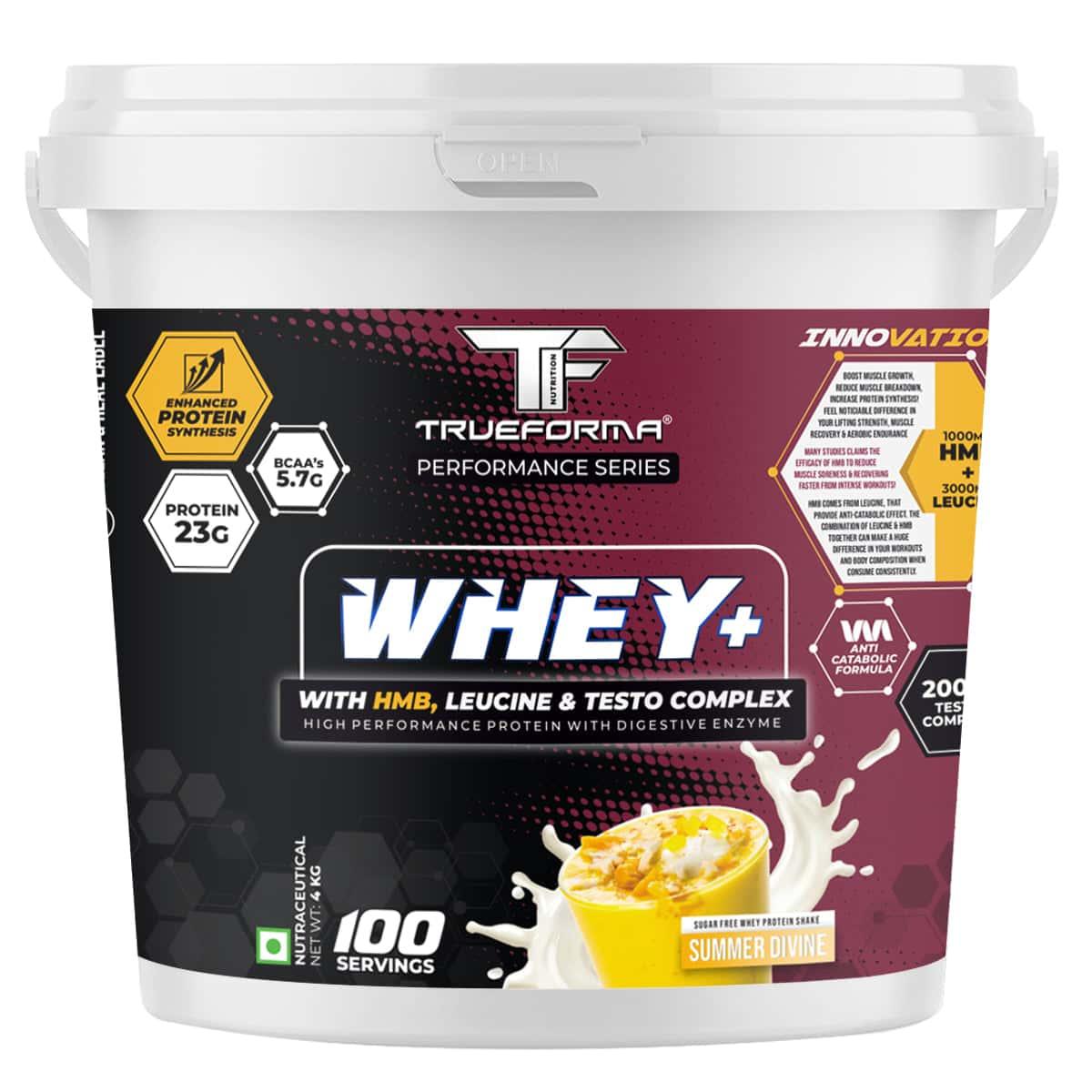 Trueforma® Whey+ Protein with HMB, Leucine, Ginseng & Tribulus