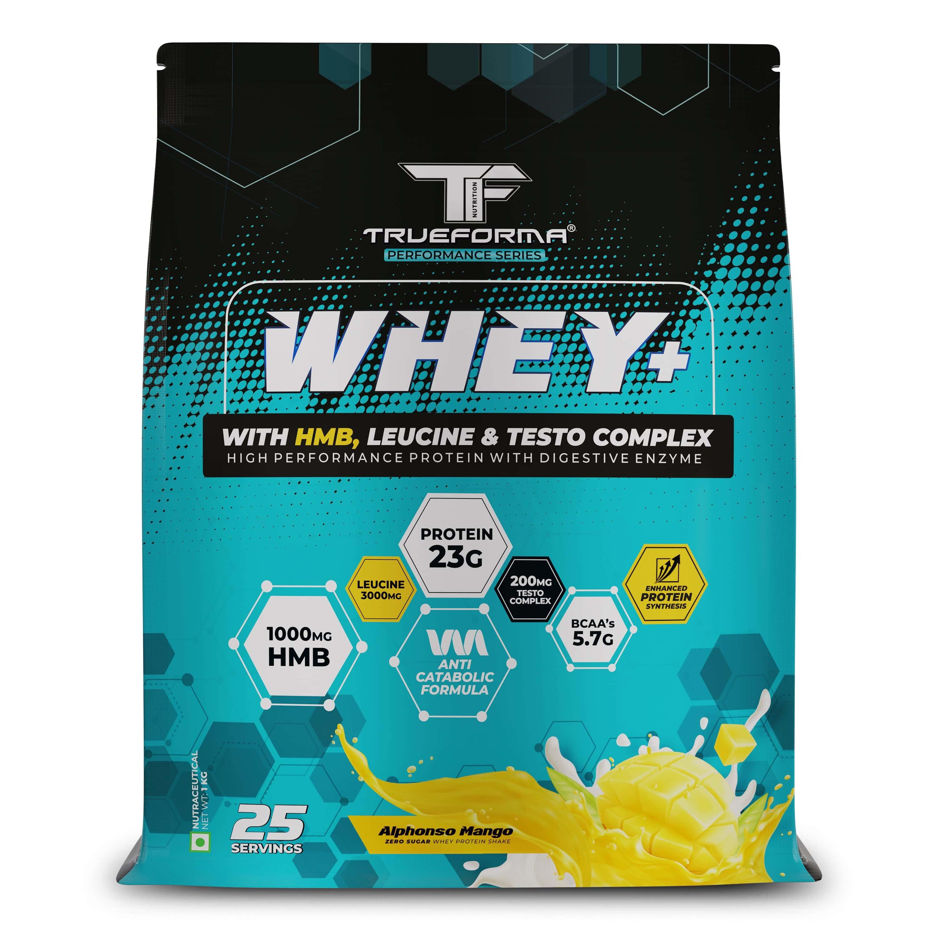 Trueforma® Whey+ Protein with HMB, Leucine, Ginseng & Tribulus
