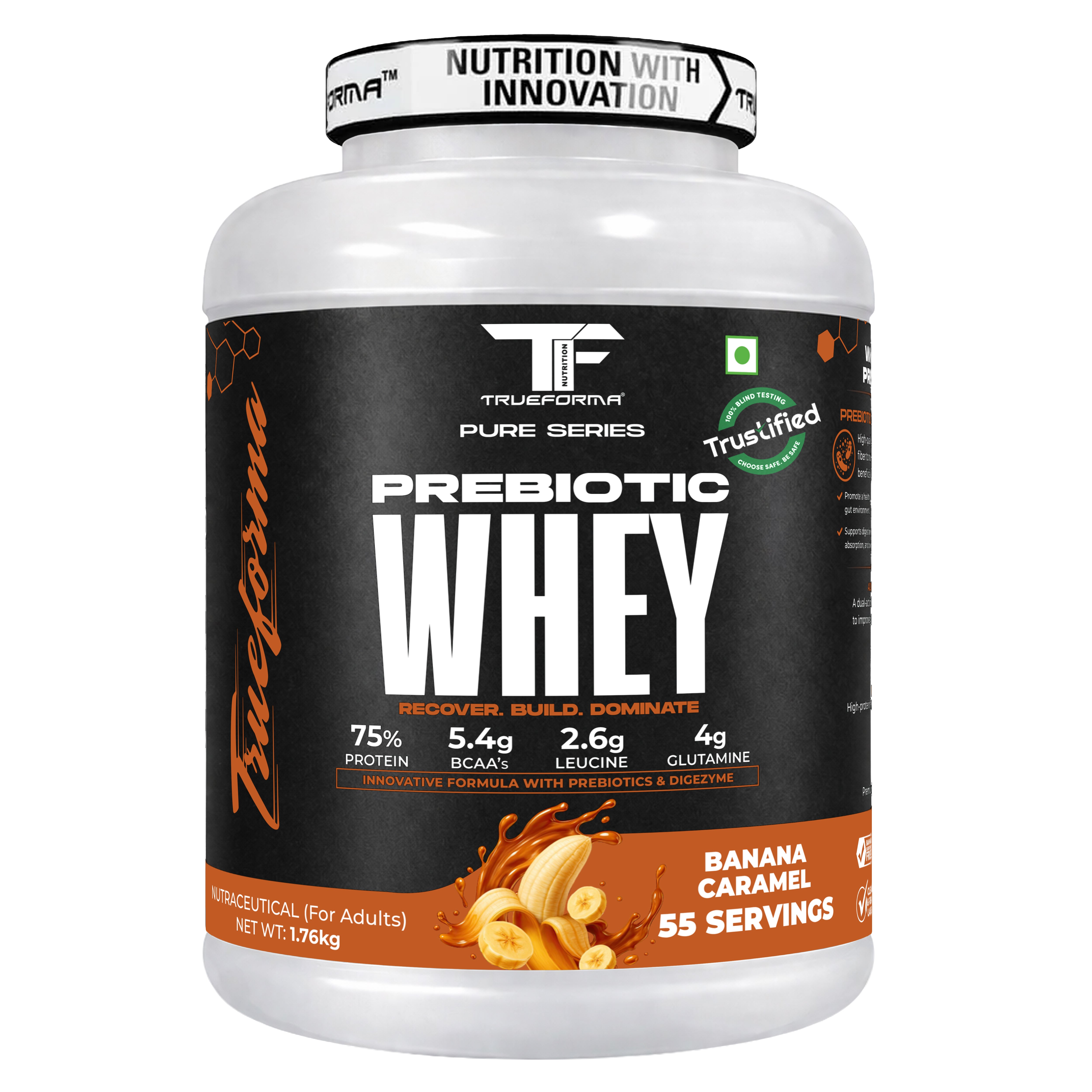 Trueforma® 100% Whey Protein with Prebiotics & Enzymes