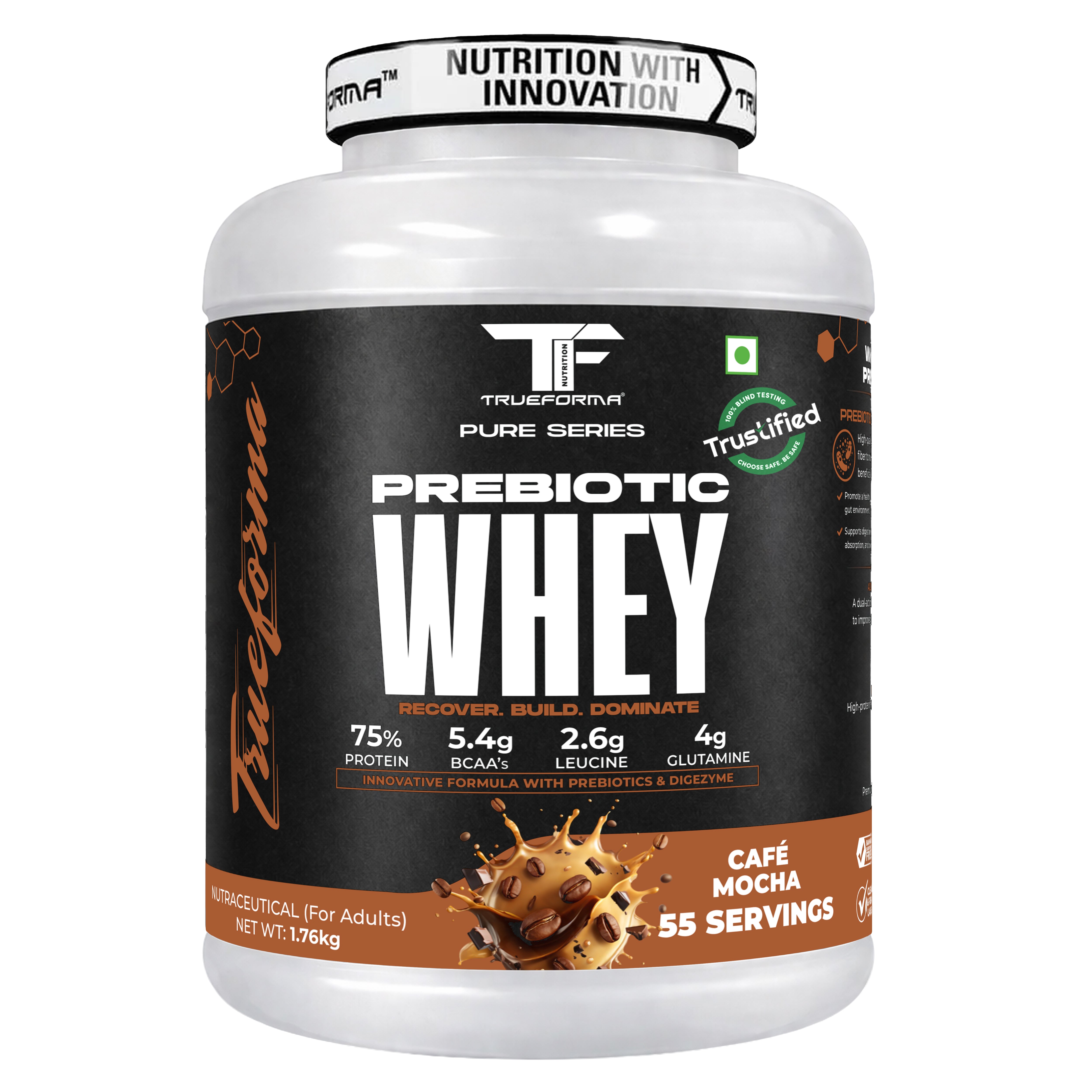 Trueforma® 100% Whey Protein with Prebiotics & Enzymes