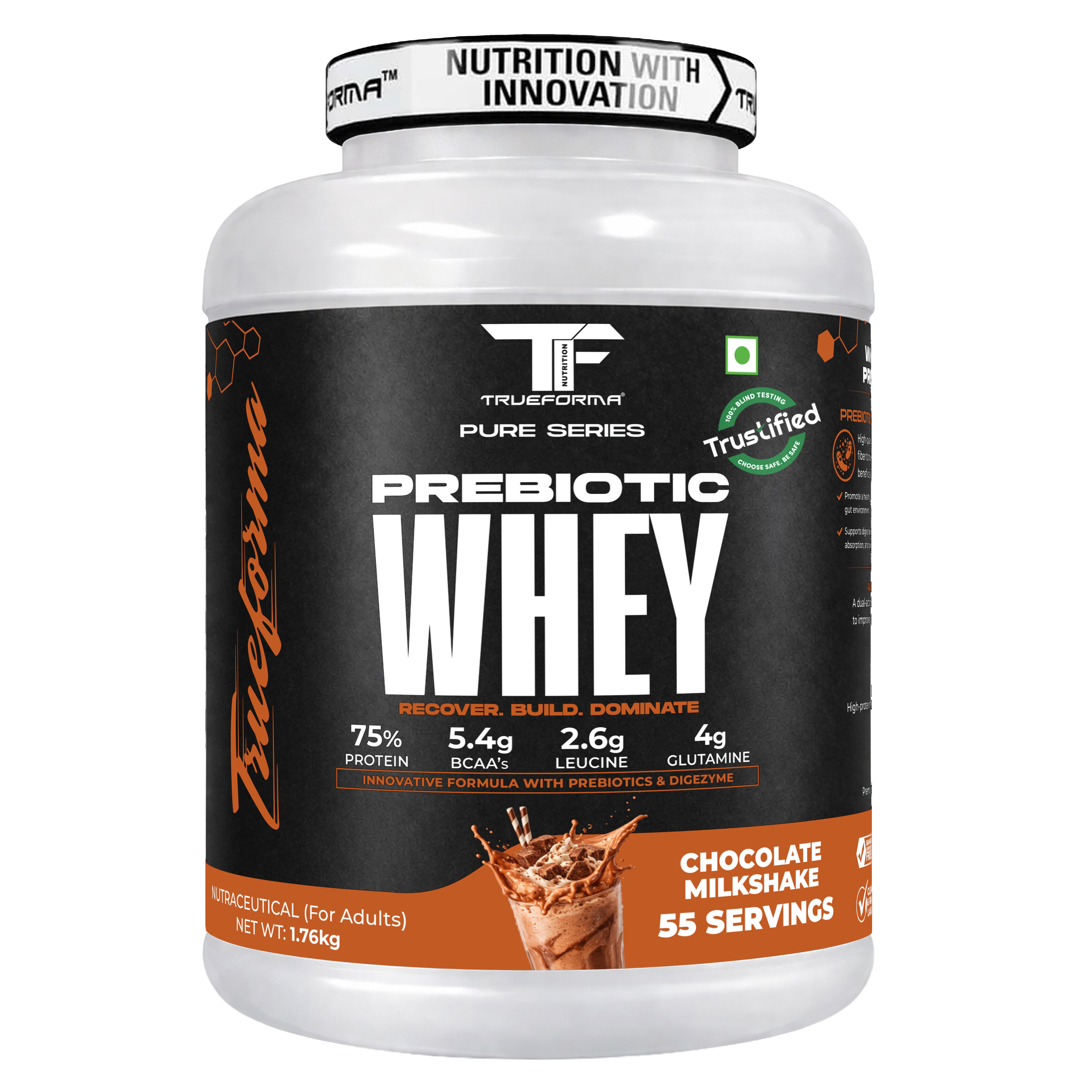 Trueforma® 100% Whey Protein with Prebiotics & Enzymes