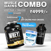 Trueforma® Muscle Gains Combo - Whey+ 2kg, Creatine & Shaker
