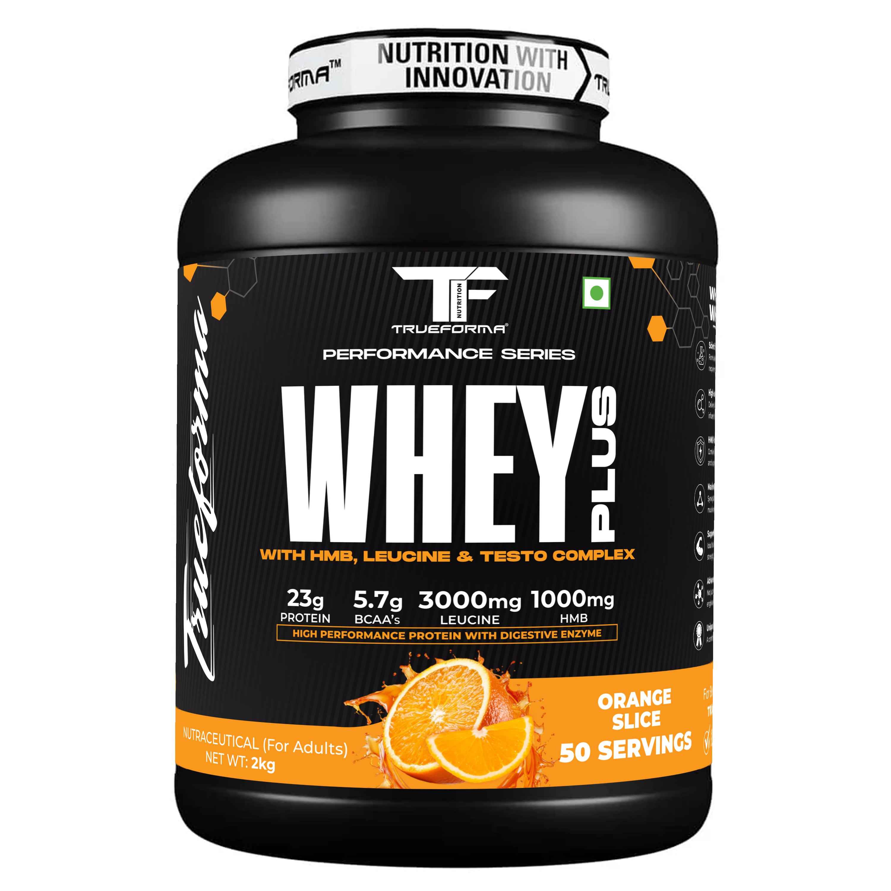 Trueforma® Whey+ Protein with HMB, Leucine, Ginseng & Tribulus