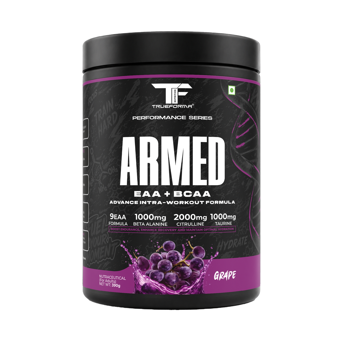 Trueforma® ARMED EAA + BCAA Intra-Workout Powder | Essential Amino Acids, Beta-Alanine & Citrulline | 30 Servings