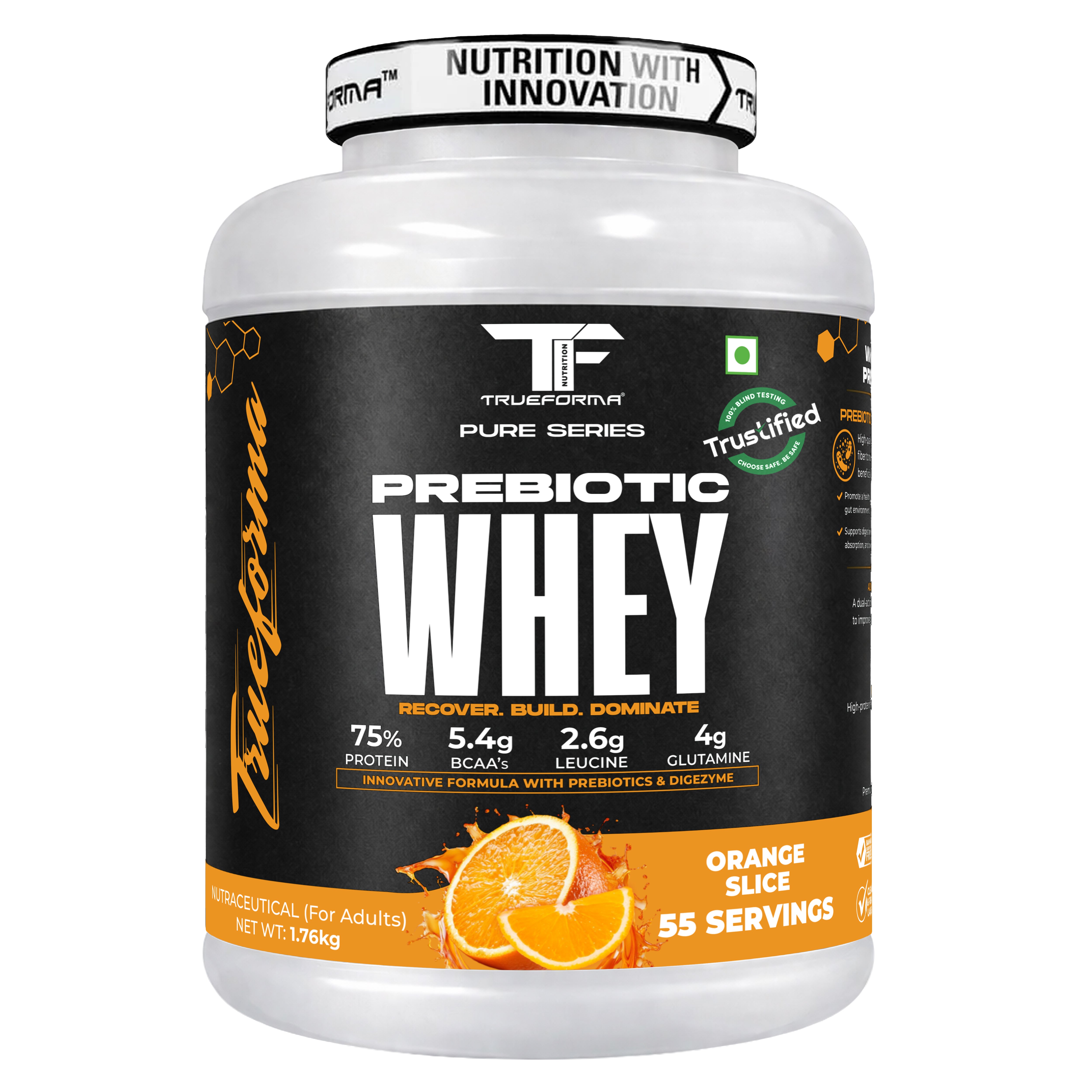 Trueforma® 100% Whey Protein with Prebiotics & Enzymes