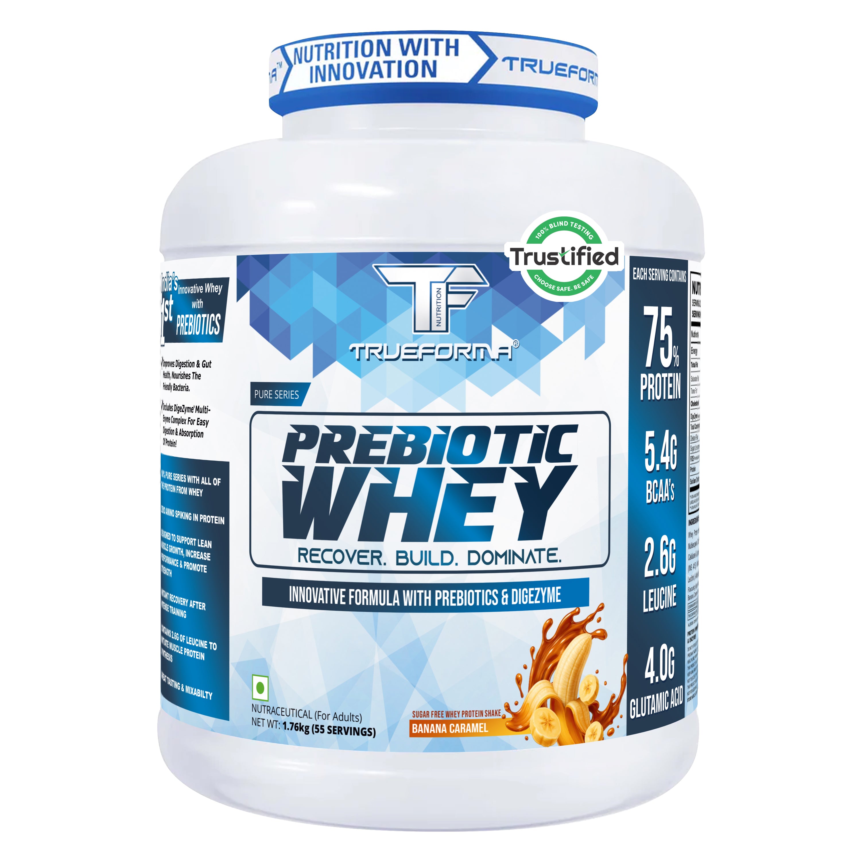 Trueforma® 100% Whey Protein with Prebiotics & Enzymes