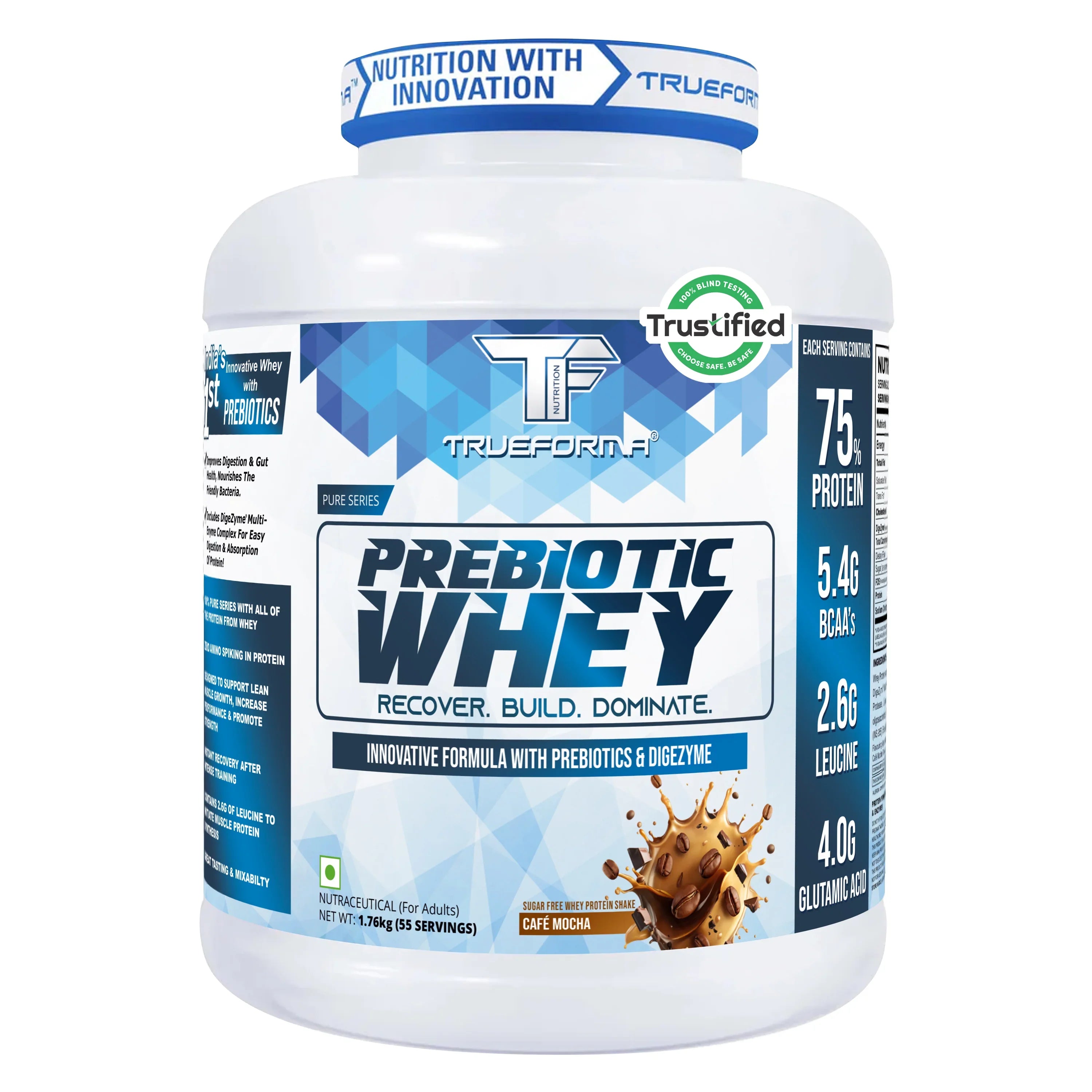 Trueforma® 100% Whey Protein with Prebiotics & Enzymes