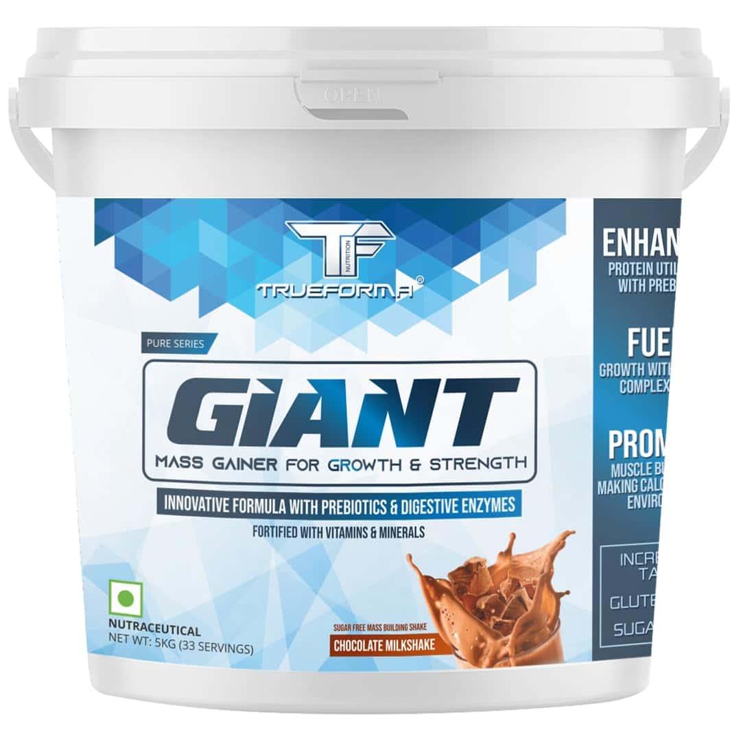 Trueforma® Giant Mass Gainer – High-Calorie Protein Supplement