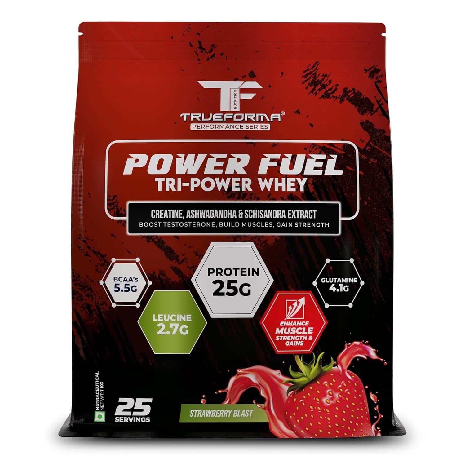 Trueforma® Power Fuel – Whey Protein with Creatine & Ashwagandha