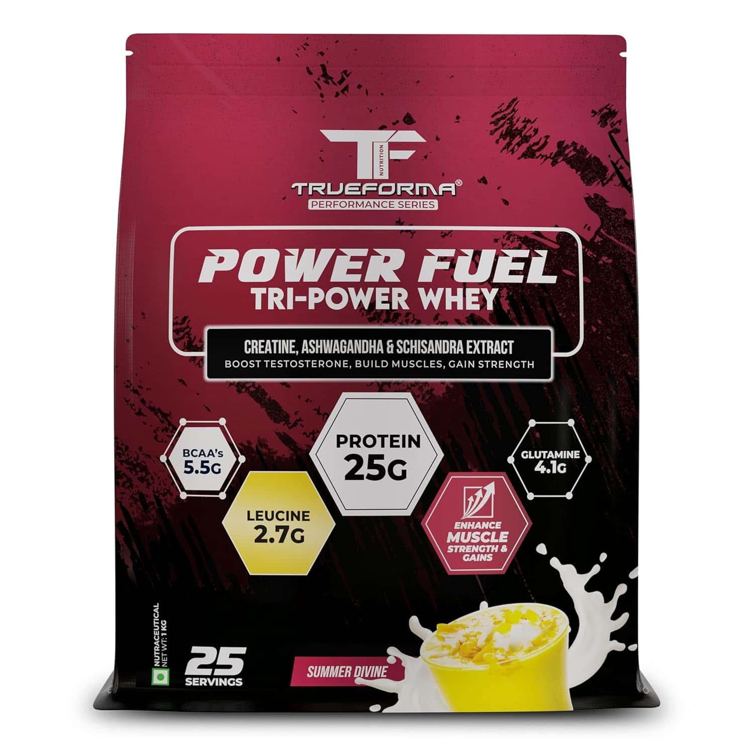Trueforma® Power Fuel – Whey Protein with Creatine & Ashwagandha