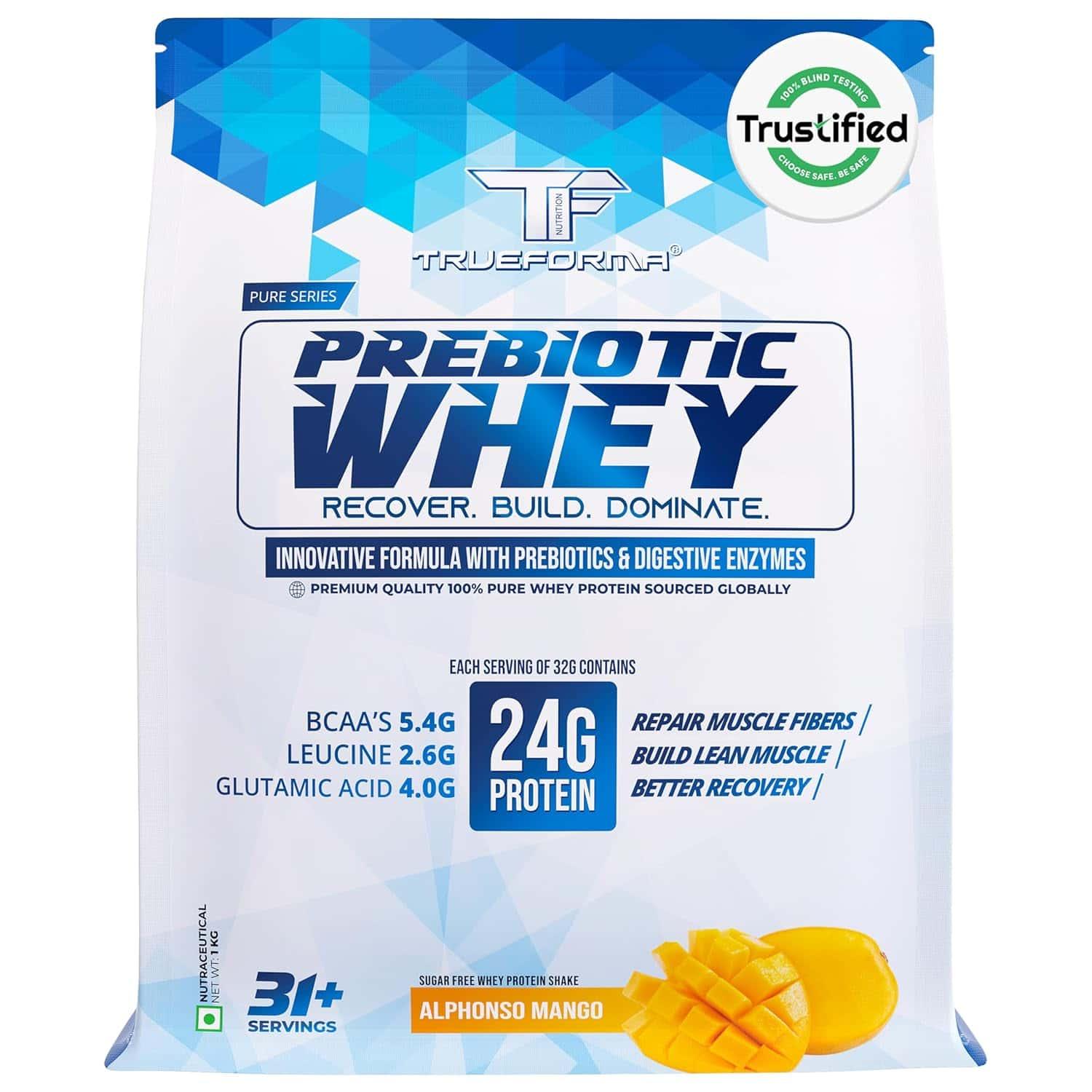 Trueforma® 100% Whey Protein with Prebiotics & Enzymes