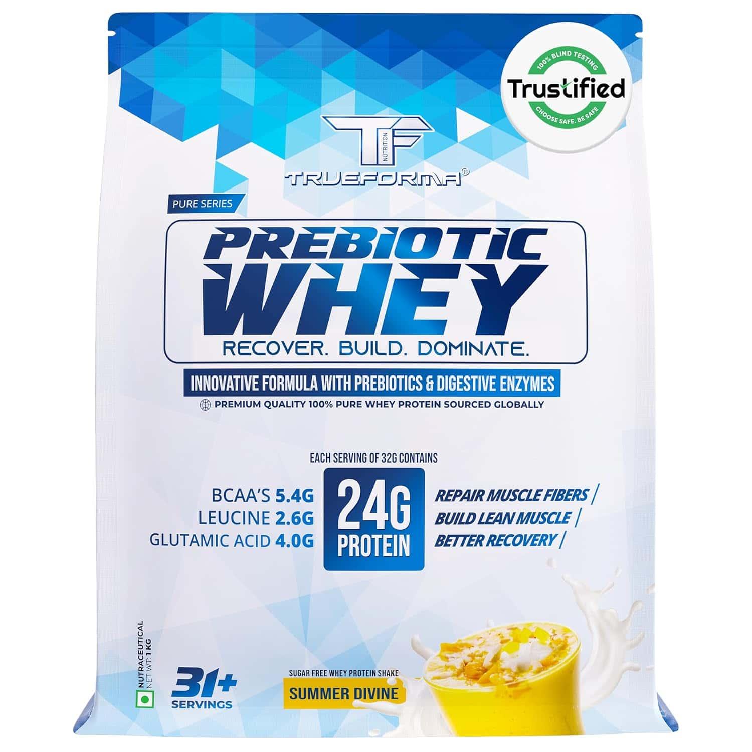 Trueforma® 100% Whey Protein with Prebiotics & Enzymes