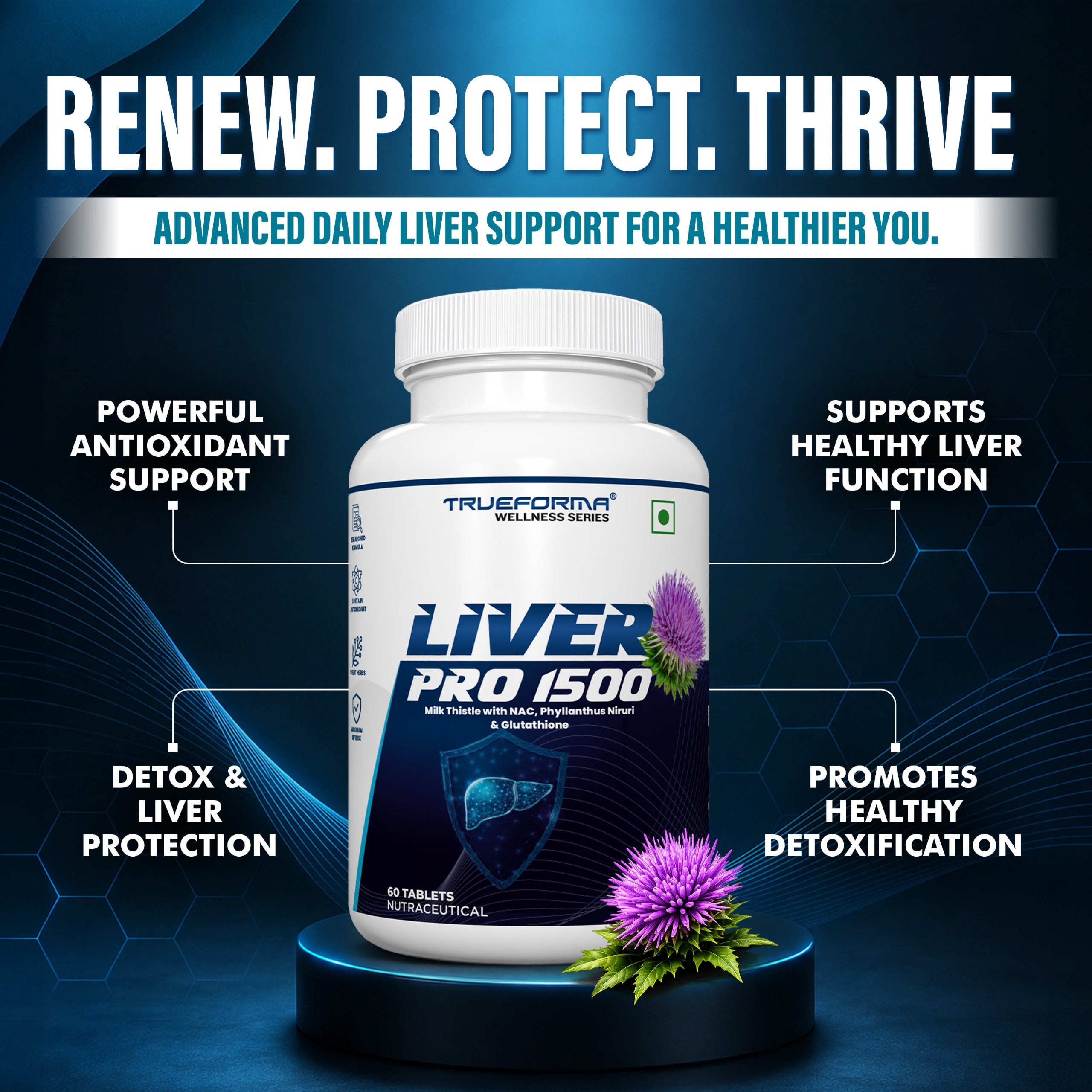 Trueforma® Liver Pro 1500 – Natural Liver Support