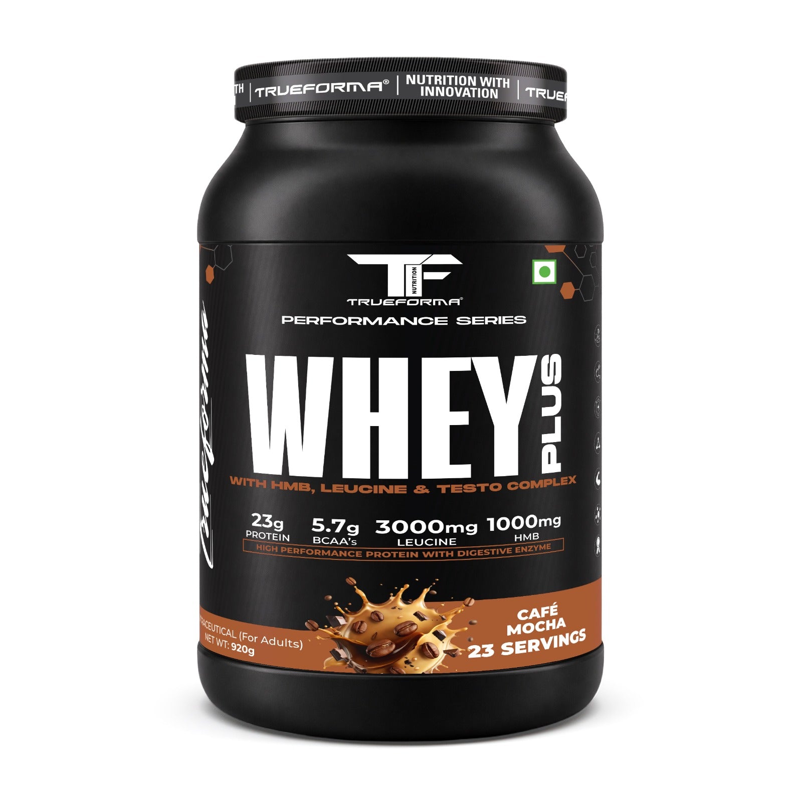 Trueforma® Whey+ Protein with HMB, Leucine, Ginseng & Tribulus