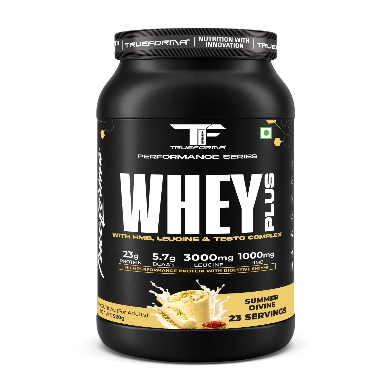 Trueforma® Whey+ Protein with HMB, Leucine, Ginseng & Tribulus
