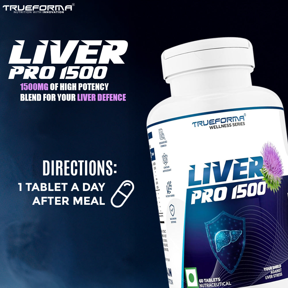 Trueforma® Liver Pro 1500 – Natural Liver Support | 60 Tablets