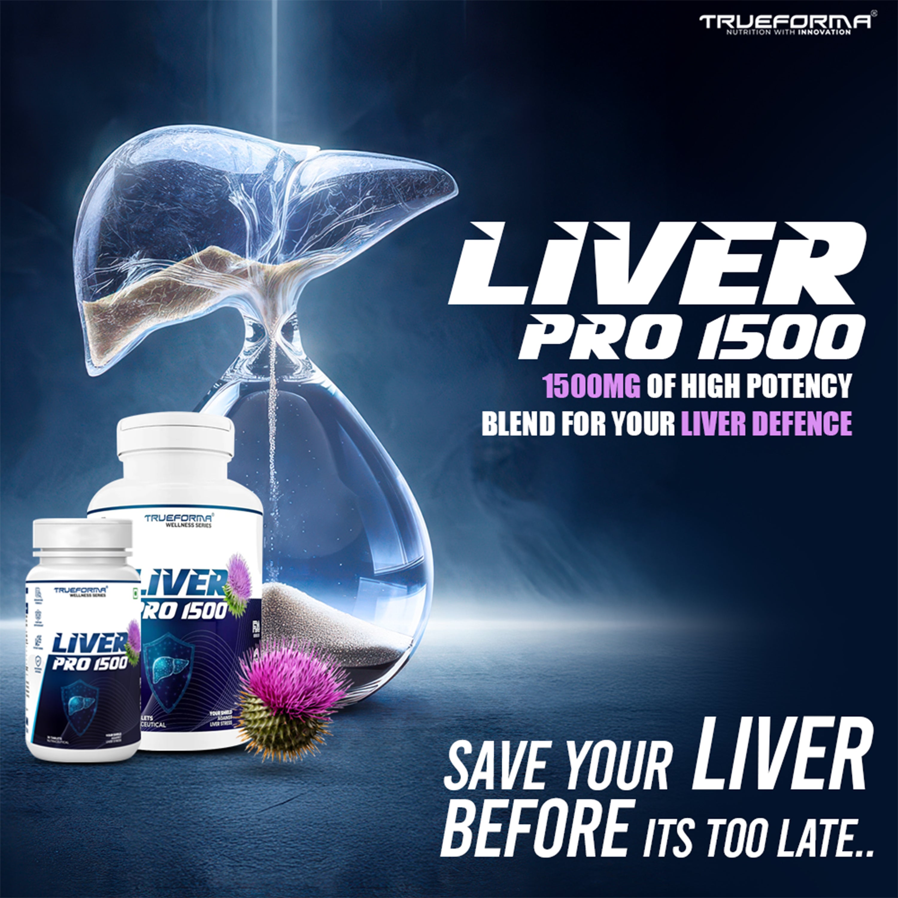 Trueforma® Liver Pro 1500 – Natural Liver Support