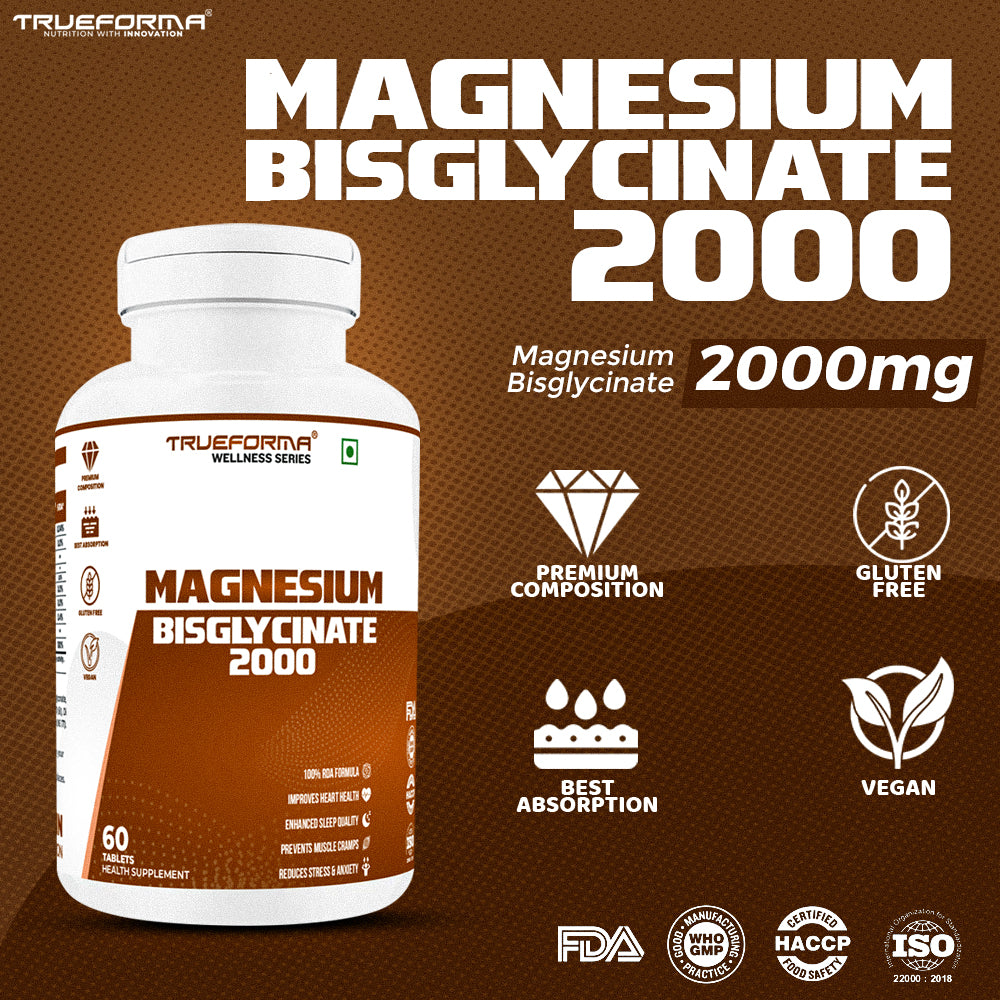 Trueforma® Daily Recovery Stack | True Vita, Omega 3, ZMA & Magnesium | 60 Tabs