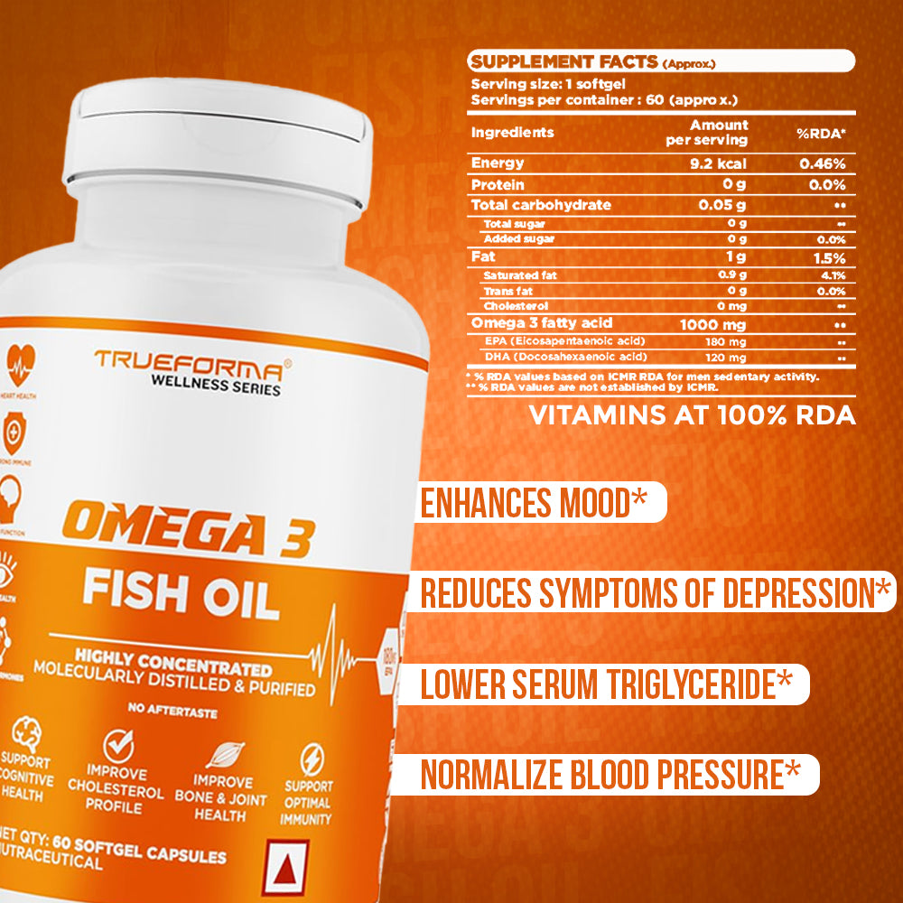 Trueforma® Omega-3 Fish Oil – Premium Source of EPA & DHA