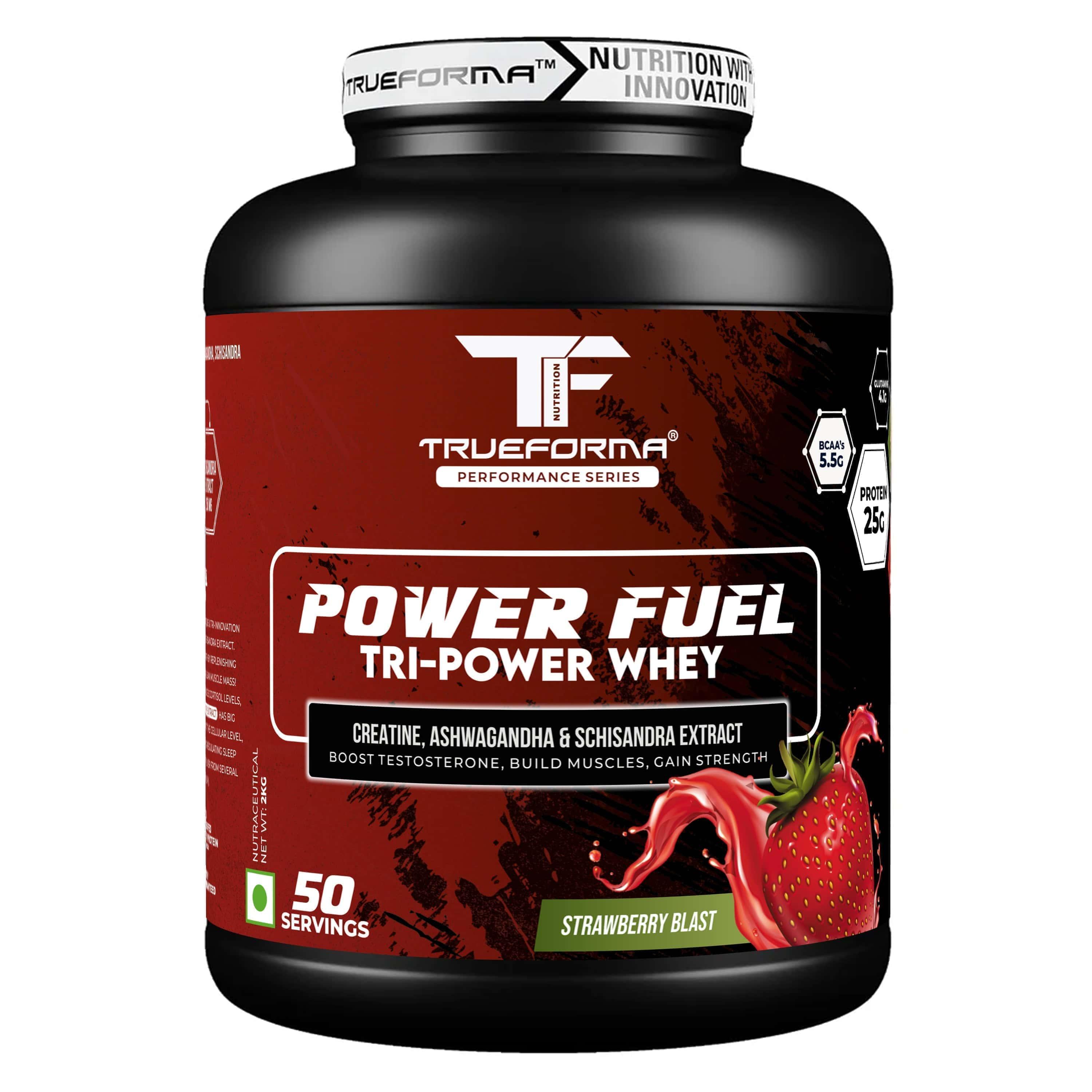 Trueforma® Power Fuel – Whey Protein with Creatine & Ashwagandha