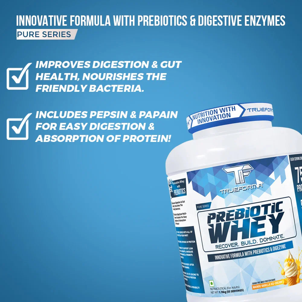 Trueforma® 100% Whey Protein with Prebiotics & Enzymes