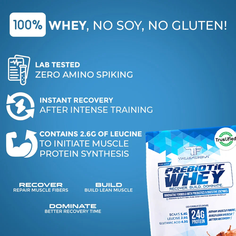 Trueforma® 100% Whey Protein with Prebiotics & Enzymes