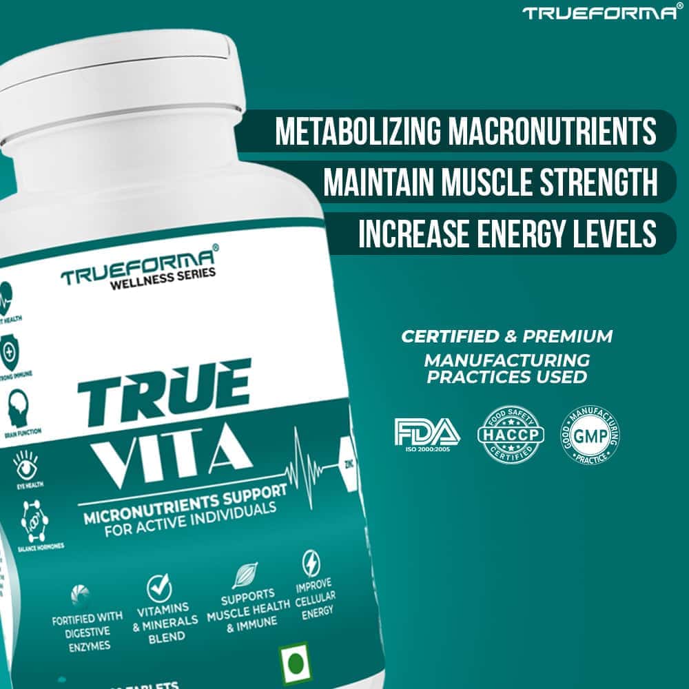 Trueforma® Vitality Stack: ISO Hydro, Omega 3 & True Vita Multivitamins