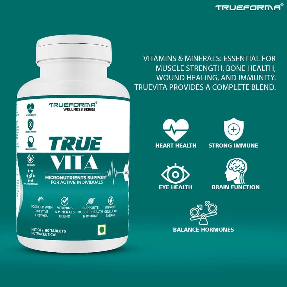 Trueforma® Vitality Stack: ISO Hydro, Omega 3 & True Vita Multivitamins