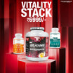 Trueforma® Vitality Stack: ISO Hydro, Omega 3 & True Vita Multivitamins