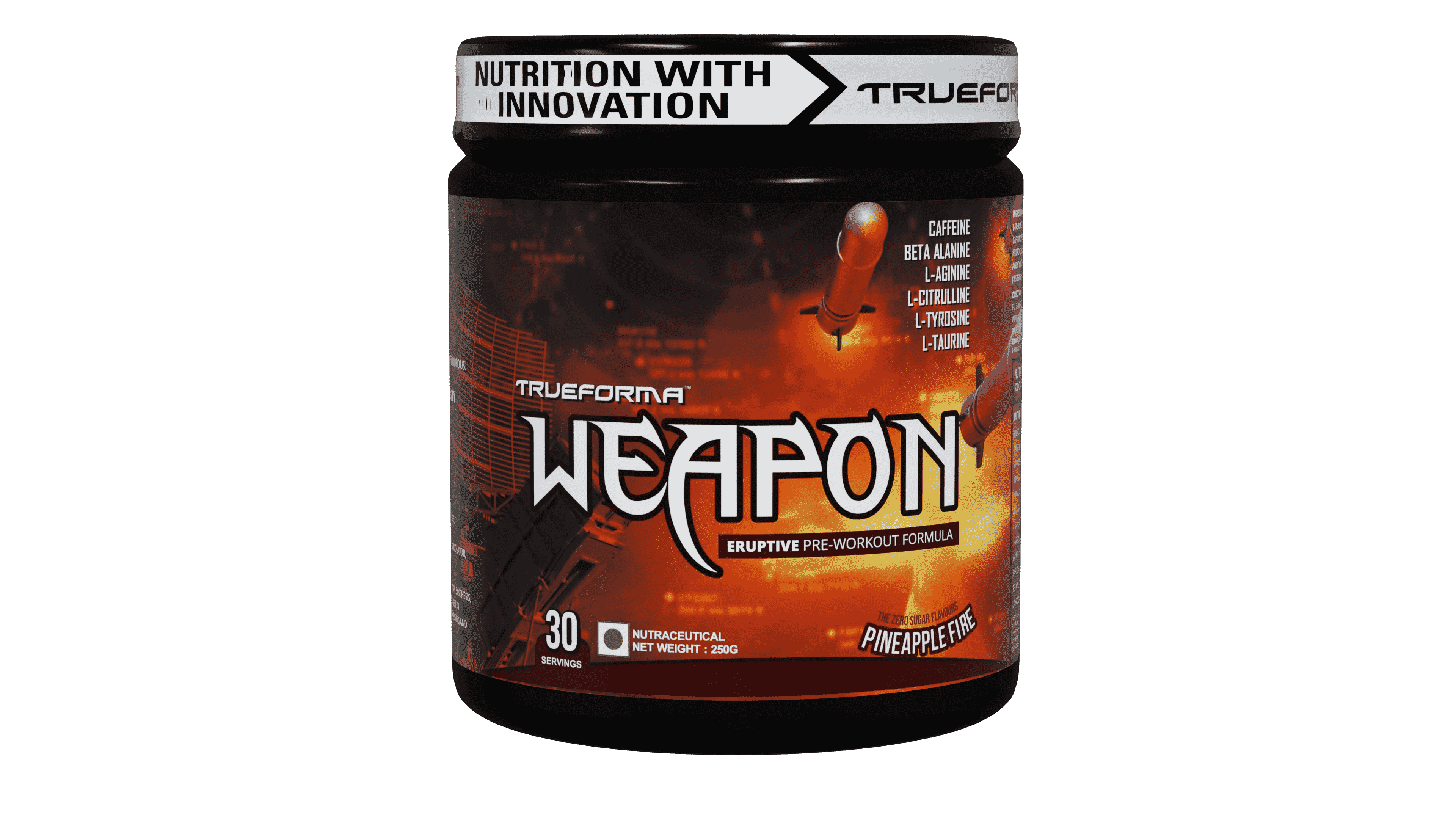 Trueforma® Weapon: Pre-Workout Formula for Energy & Focus