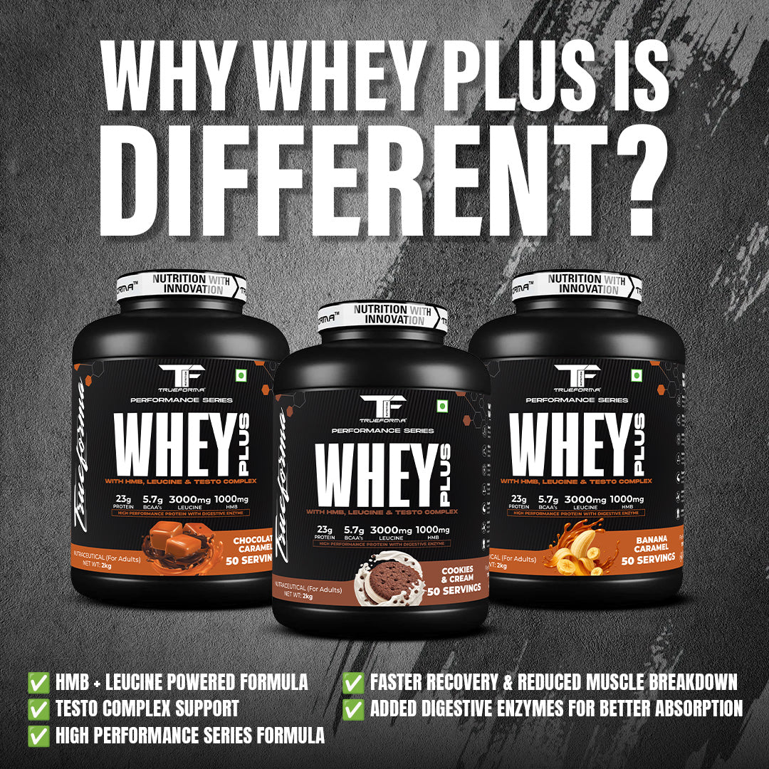 Trueforma® Whey+ Protein with HMB, Leucine, Ginseng & Tribulus
