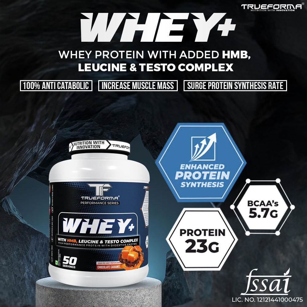 Trueforma® Whey+ Protein with HMB, Leucine, Ginseng & Tribulus