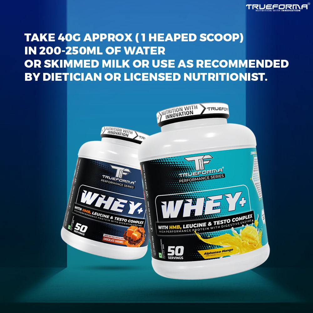 Trueforma® Whey+ Protein with HMB, Leucine, Ginseng & Tribulus