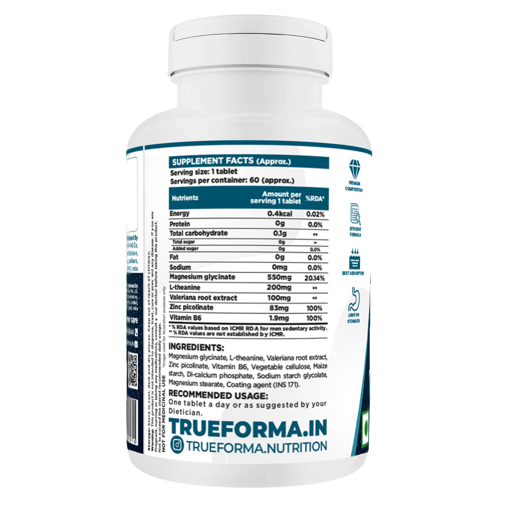 Trueforma® ZMA Enhanced – Sleep, Recovery & Wellness Support