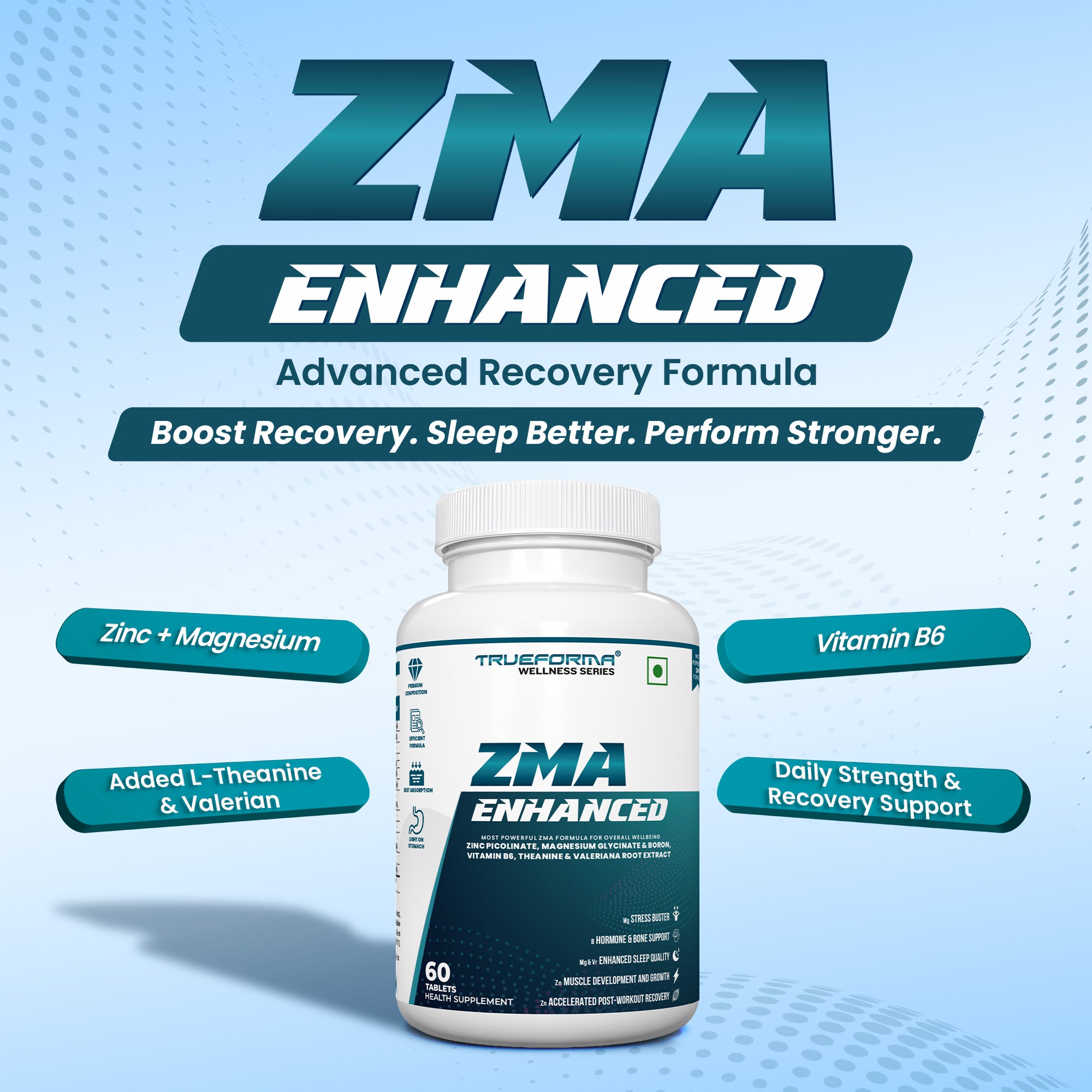 Trueforma® ZMA Enhanced Tablets