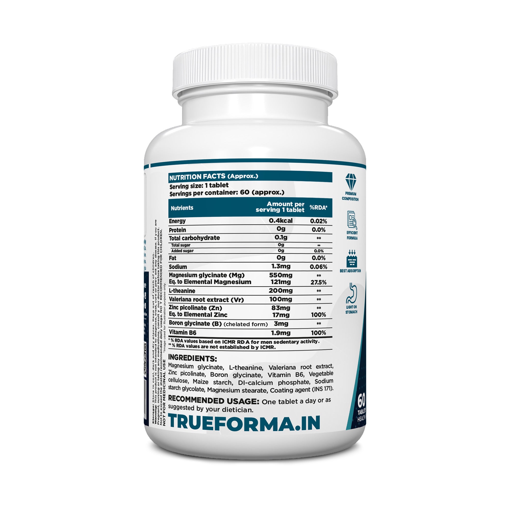 Trueforma® ZMA Enhanced Tablets