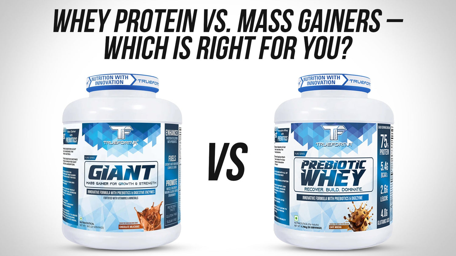 Whey Protein vs. Mass Gainers – Which is Right for You?