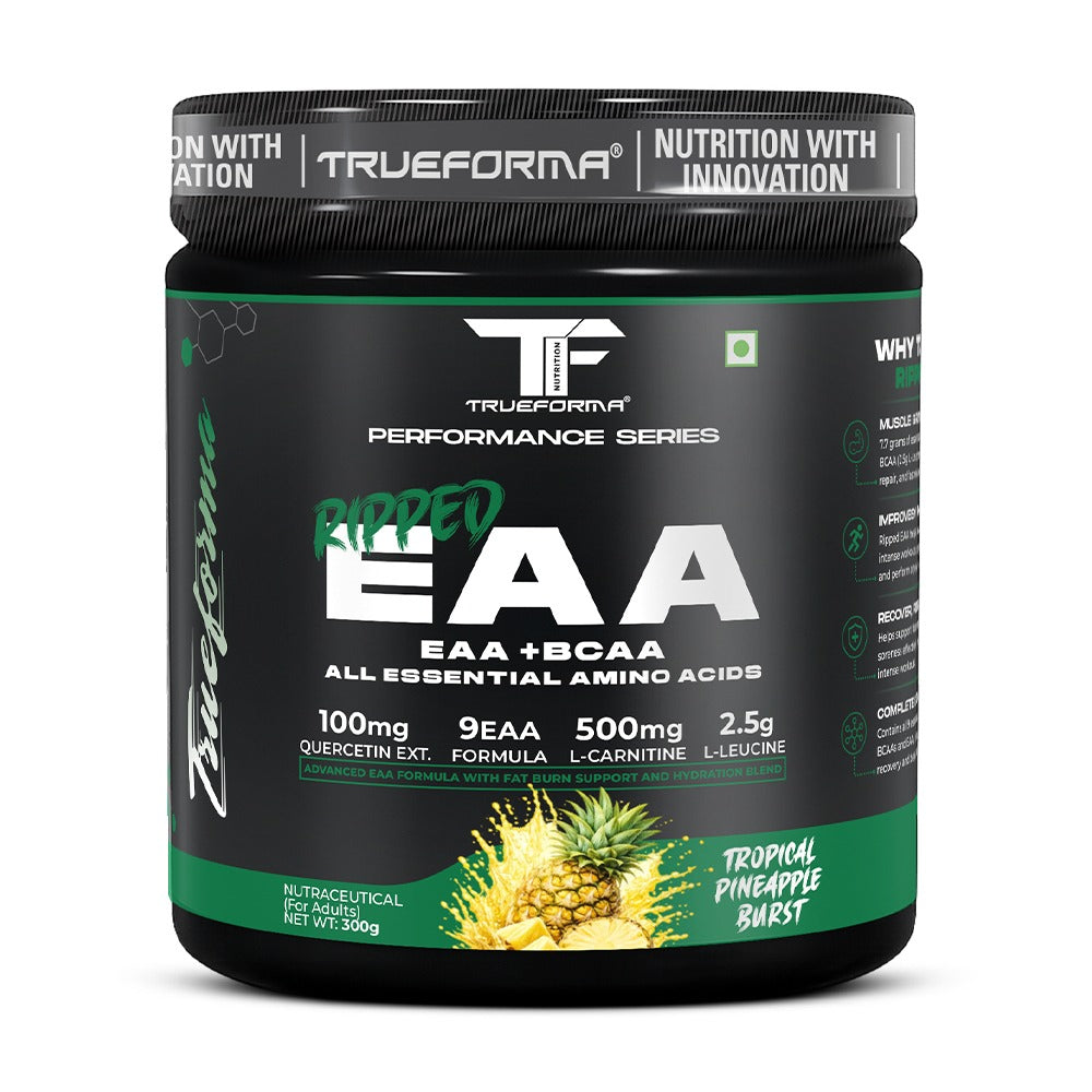 Trueforma® Ripped EAA + BCAA | Essential Amino Acids with Fat Burner Support | 30 Servings