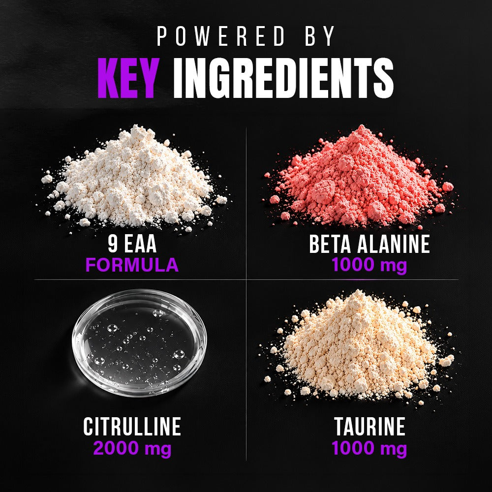 Trueforma® ARMED EAA + BCAA Intra-Workout Powder | Essential Amino Acids, Beta-Alanine & Citrulline | 30 Servings