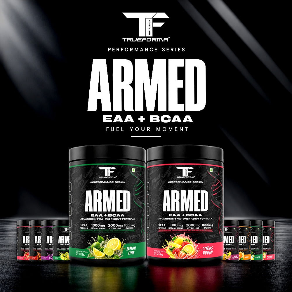 Trueforma® ARMED EAA + BCAA Intra-Workout Powder | Essential Amino Acids, Beta-Alanine & Citrulline | 30 Servings