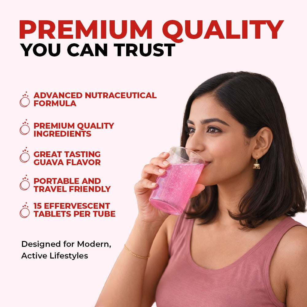 Trueforma® Apple Cider Vinegar with Pomegranate Extract & Moringa | Effervescent Tablets