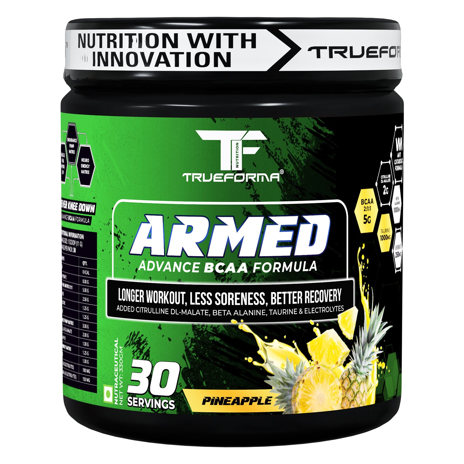 Trueforma® Armed – Advance Intra Workout BCAA, 30 Servings