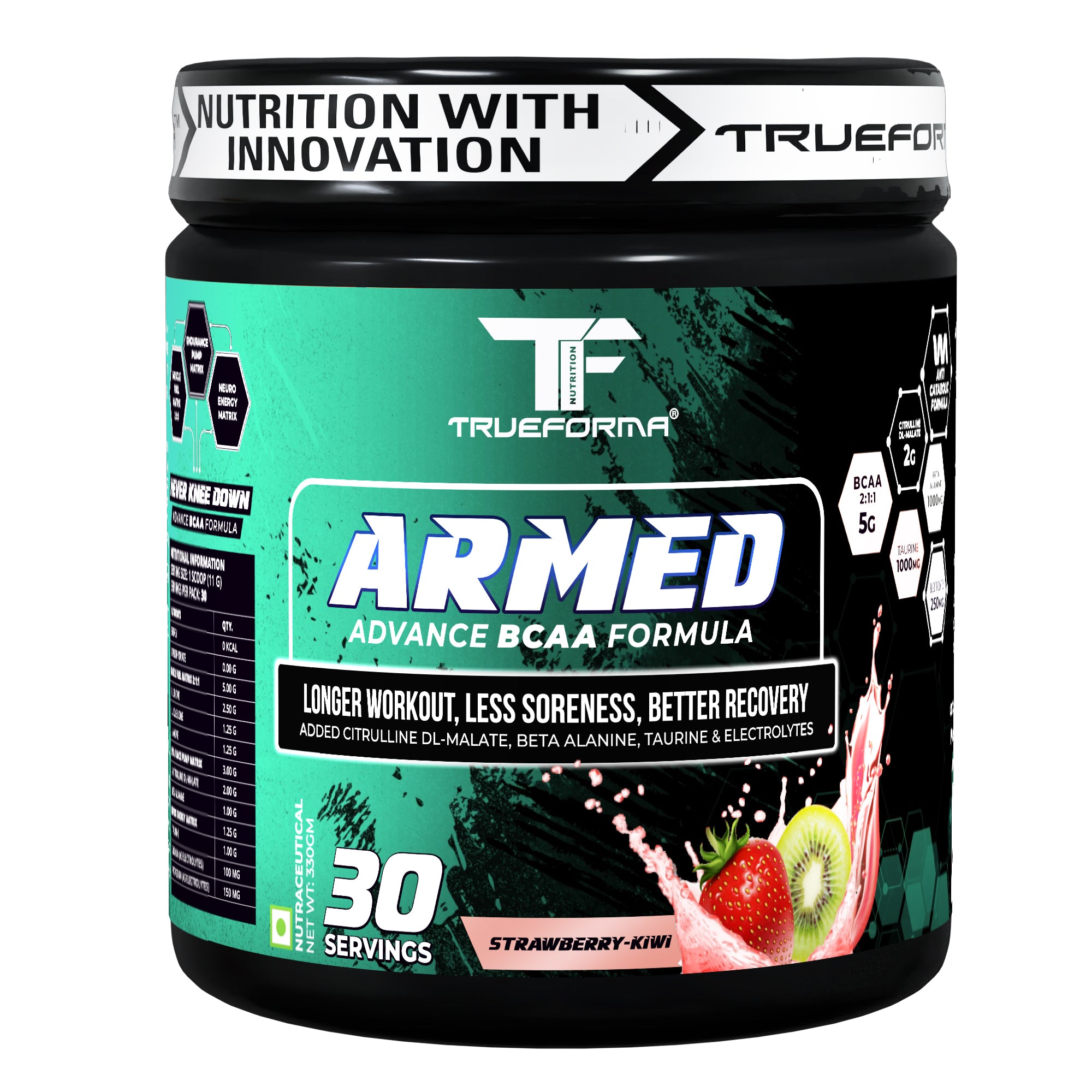 Trueforma® Armed – Advance Intra Workout BCAA, 30 Servings