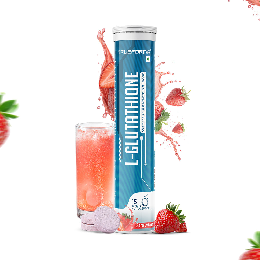 Trueforma® L-Glutathione with Vitamin C, Astaxanthin & Biotin Effervescent Tablets