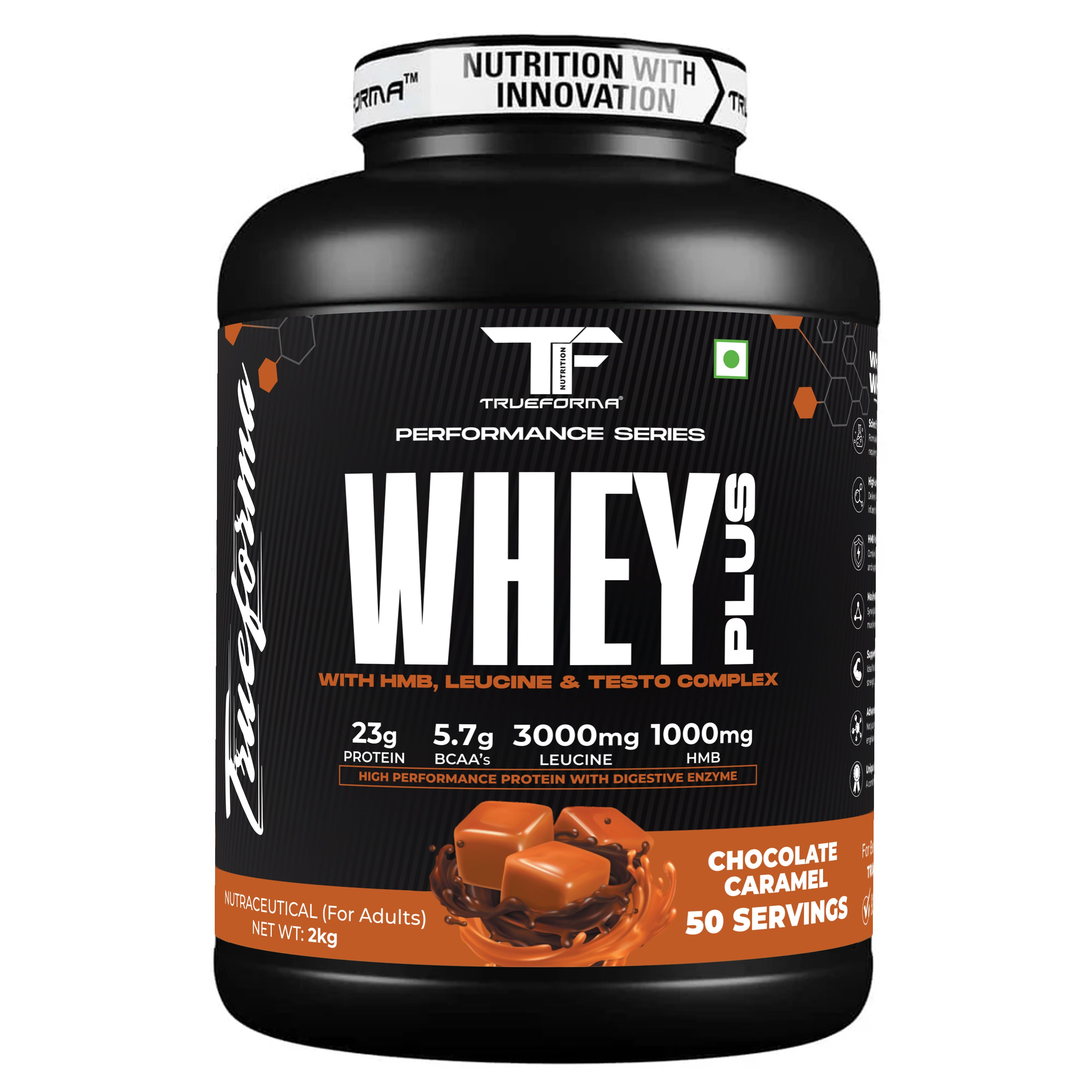 Trueforma® Whey+ Protein with HMB, Leucine, Ginseng & Tribulus